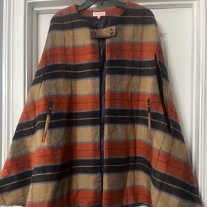 re:named Plaid Cape